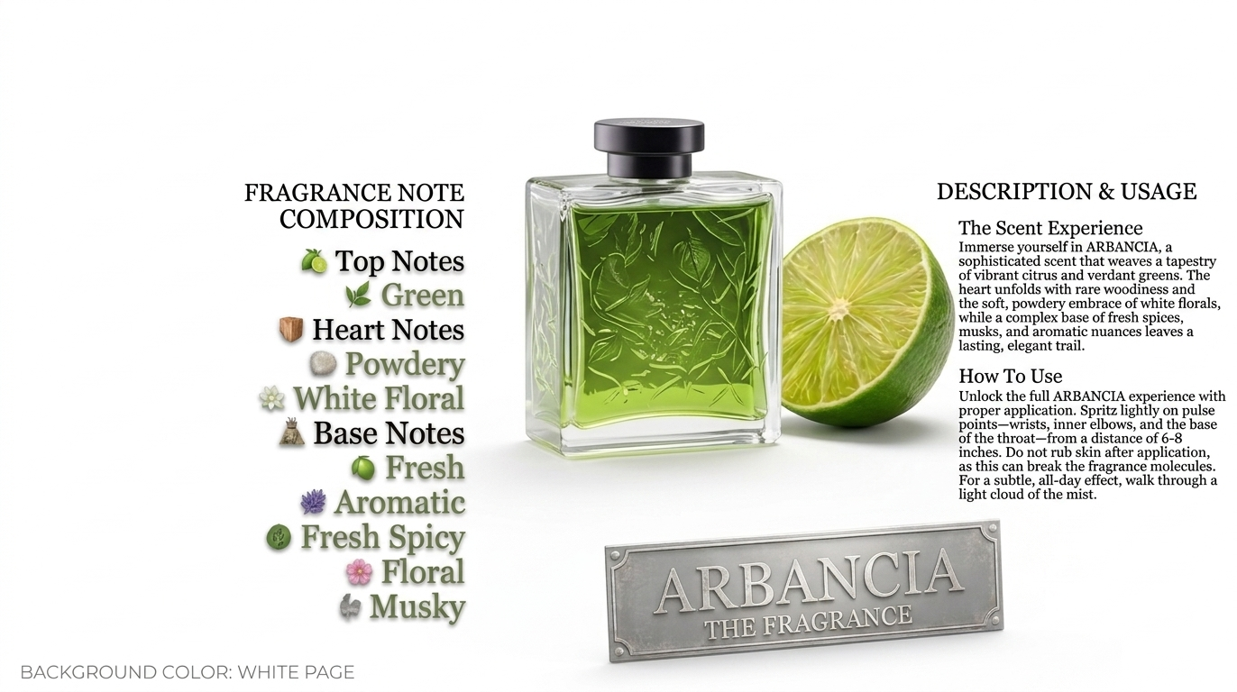 Arbancia Perfume Essence of Modern Elegance